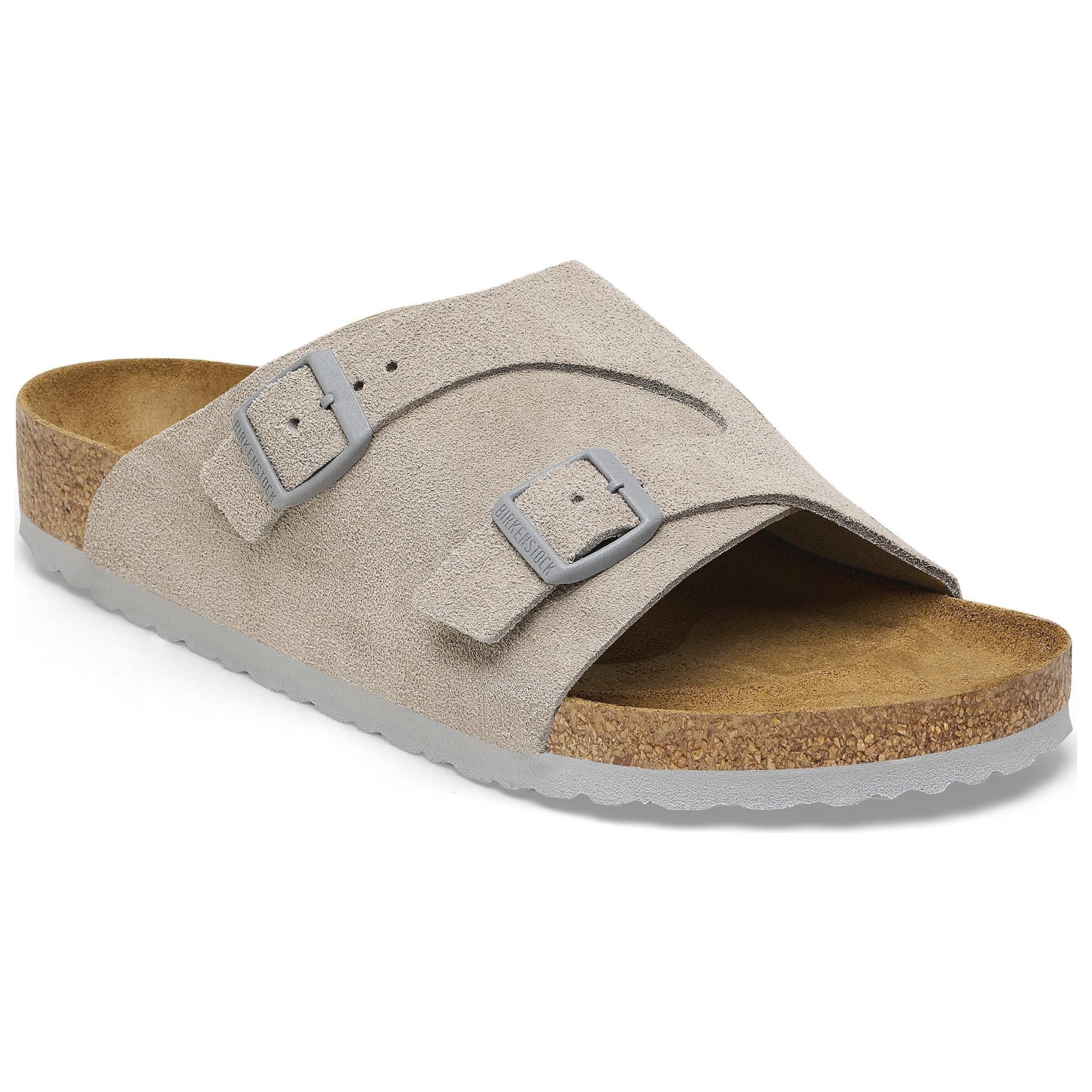 Birkenstock Zrich Suede Leather Sandals 'Stone Coin' 1027725
