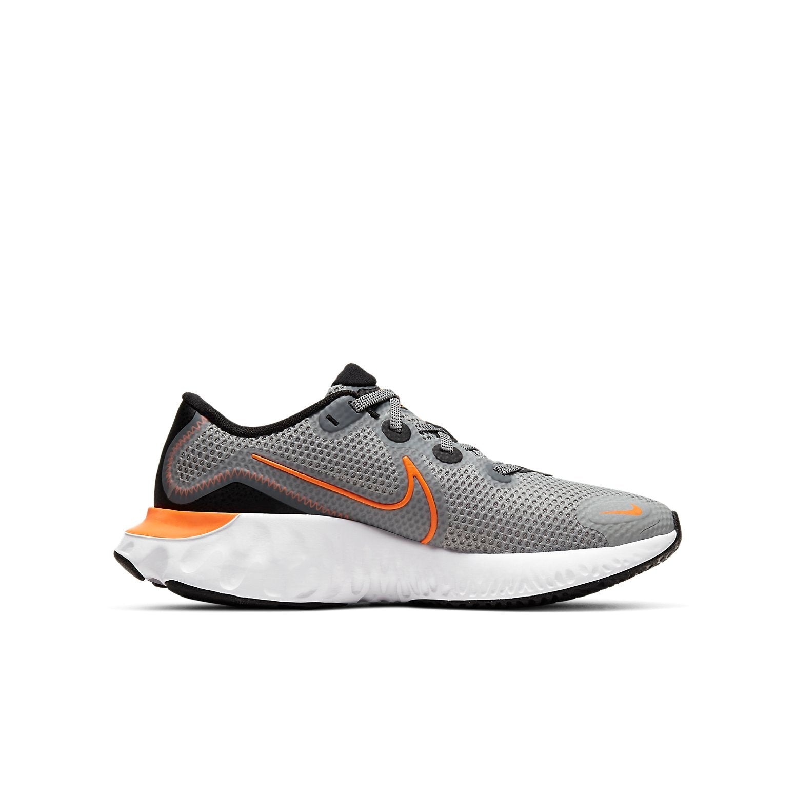 (GS) Nike Renew Run 'Light Smoke Grey Total Orange' CT1430-070