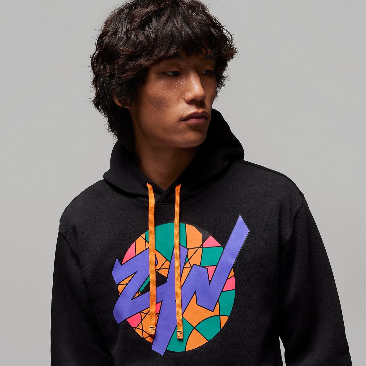 Air Jordan Zion Fleece Pullover Hoodie 'Black Cone' FD2391-010