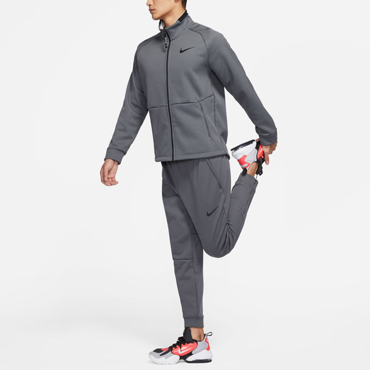 Nike Full-length zipper Cardigan Long Sleeves Training Jacket Gray DM5941-068