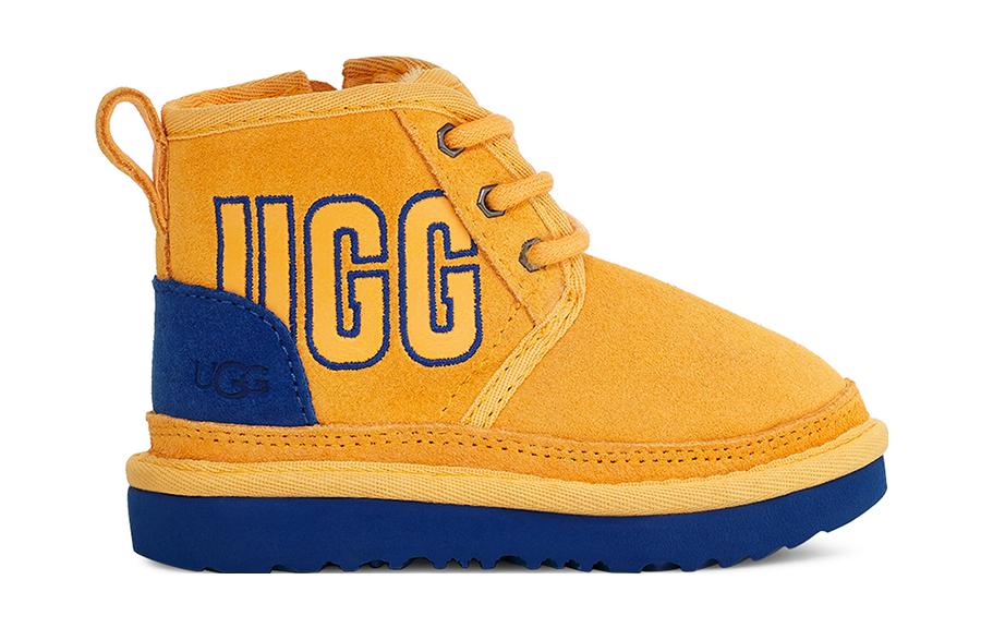 (TD) UGG Logo Boots 'Yellow Blue' 1130787T-SNSD