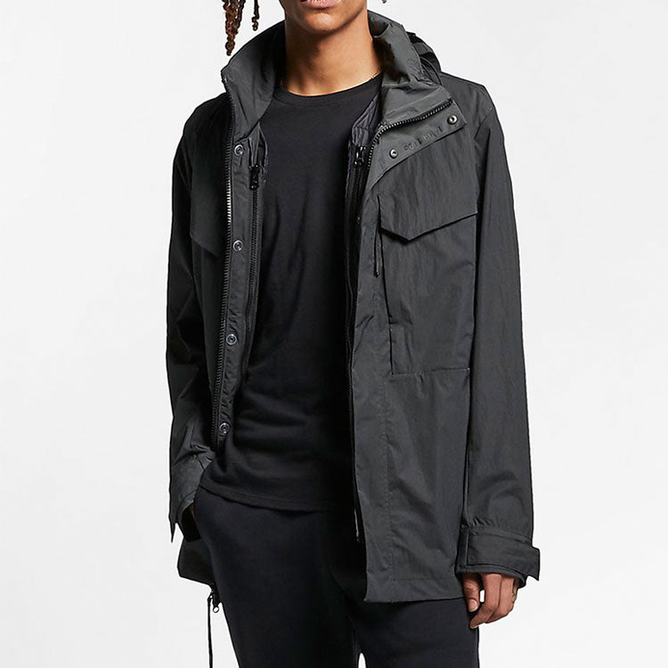 Nike Tech Pack Synthetic-Fill Removable 2-In-1 Blazer Jacket For Men Black AT4571-060