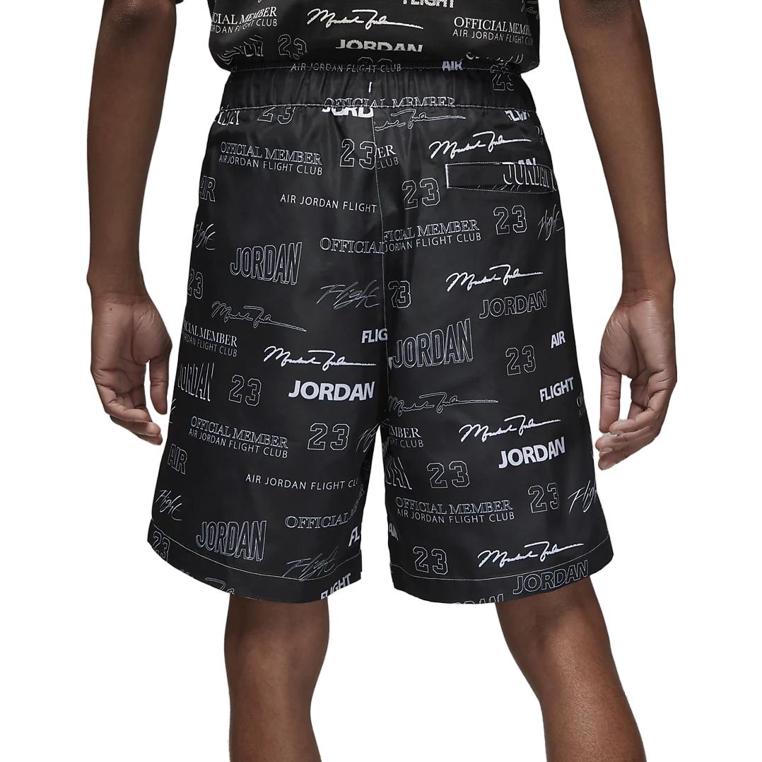 Air Jordan Mens Flight MVP Woven Shorts 'Black' DX9727-045