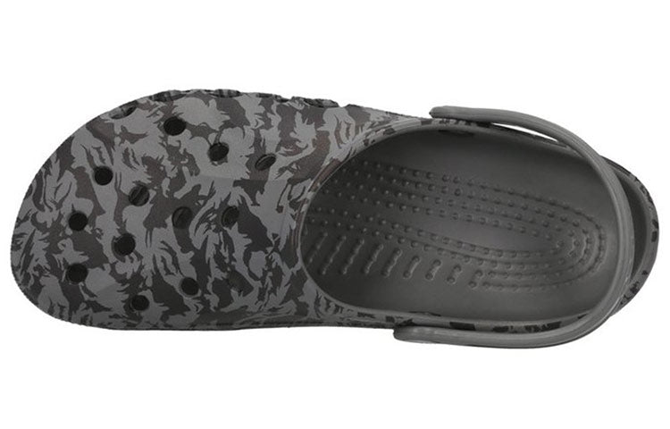 Crocs Beach Black Sandals 'Gray White' 206230-07I