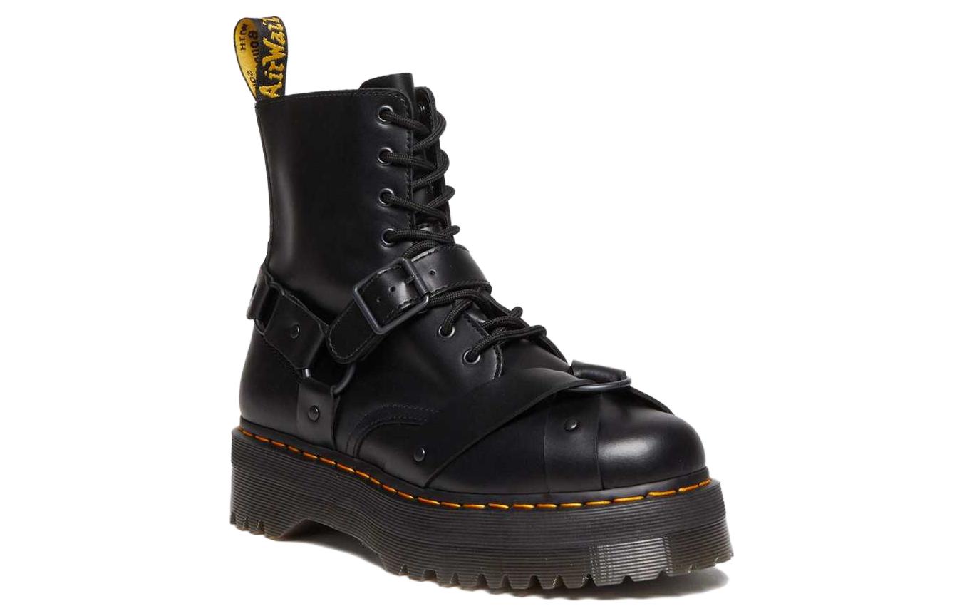 Dr. Martens Jadon Harness Leather Platform Boots 'Black' 30812001