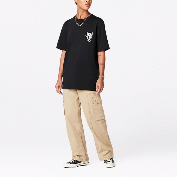 Converse x Bugs Bunny Graphic T-Shirt Asia Sizing 'Black' 10021413-A02