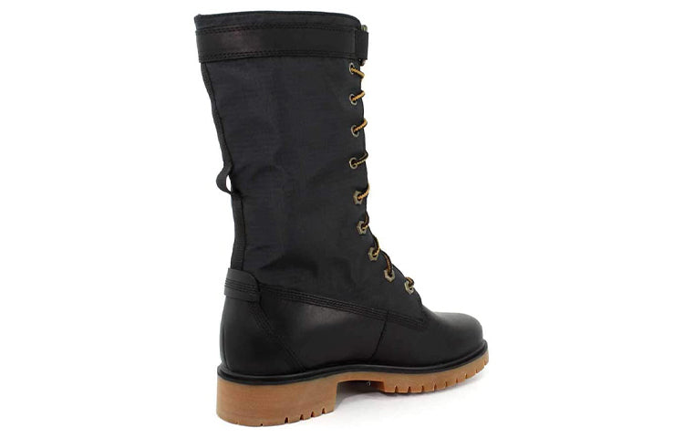 (WMNS) Timberland Jayne Waterproof Gaiter Fold-Down Boot 'Black' A1SYB