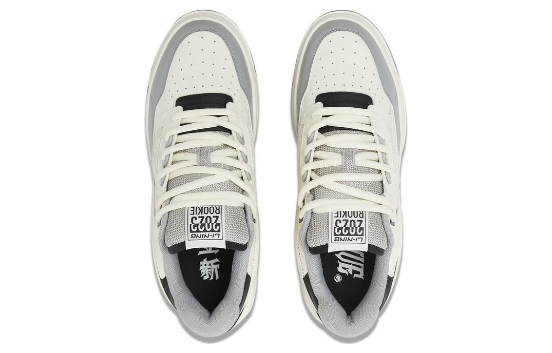 Li-Ning BadFive Rookie 2 Low 'White Black Grey' ABCT011-3