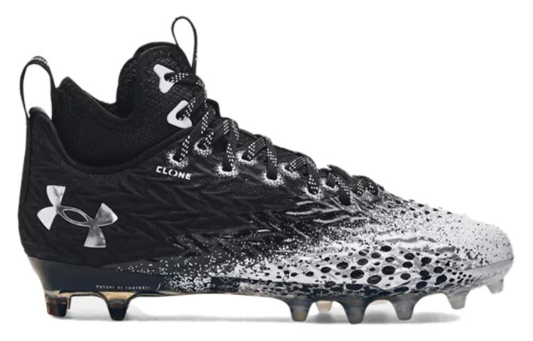 (WMNS) Under Armour Spotlight Clone MC Football Cleats 'Black White' 3026343-001
