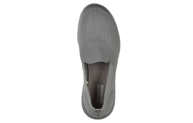 (WMNS) Skechers On-The-Go Flex Slip-on Shoes Grey 136401-GRY