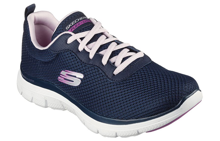 (WMNS) Skechers Flex Appeal 4.0 Brilliant View 'Navy' 149303-NVLV