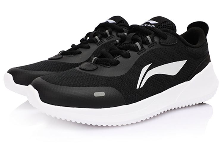 (WMNS) Li-Ning Running Shoes 'Black White' AGLS134-1