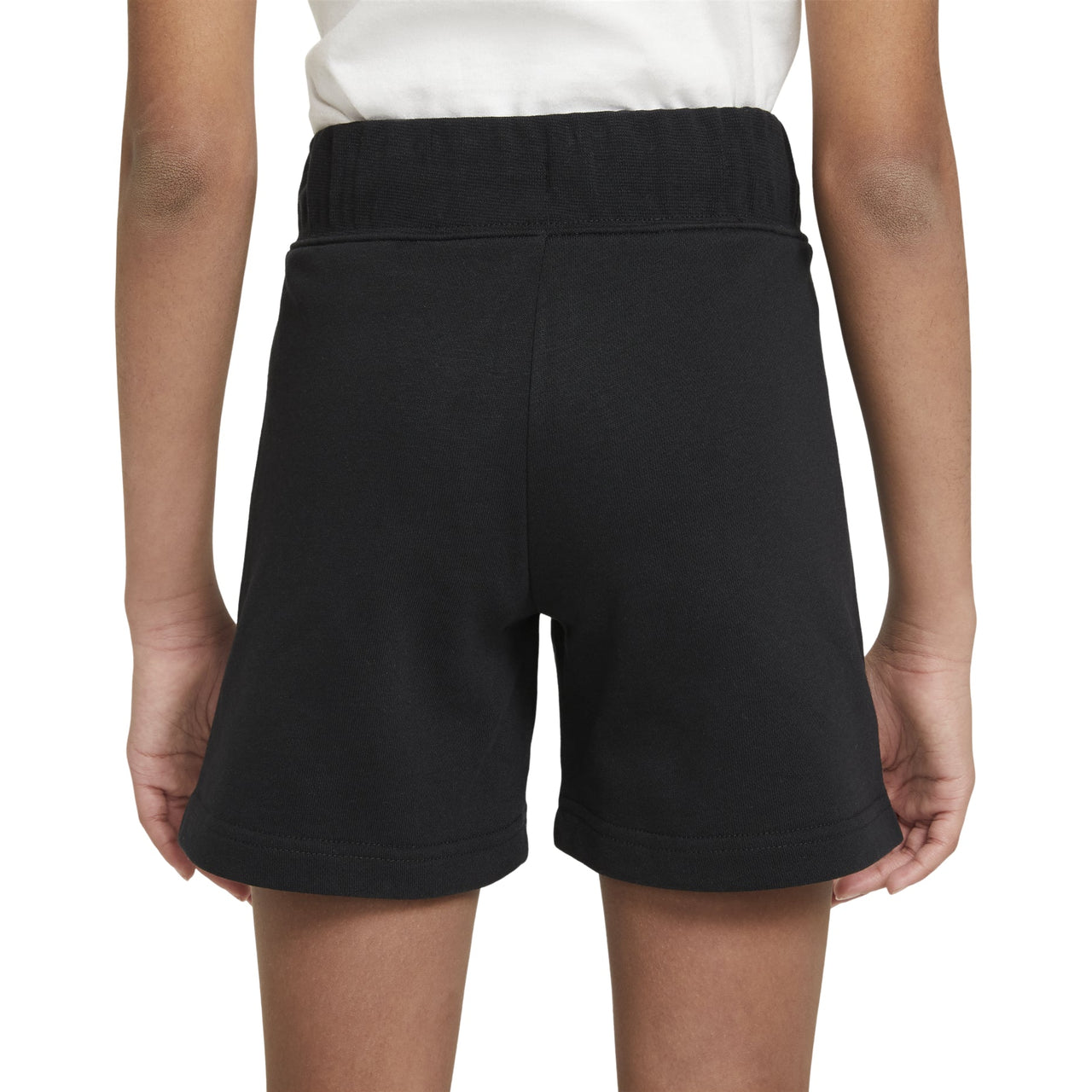 (GS) Nike Logo Printing Drawstring Lacing Sports Shorts Girls Black DA1405-010