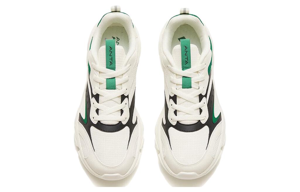 ANTA Running Series Sneakers 'Ivory White Black Green' 112245575-1