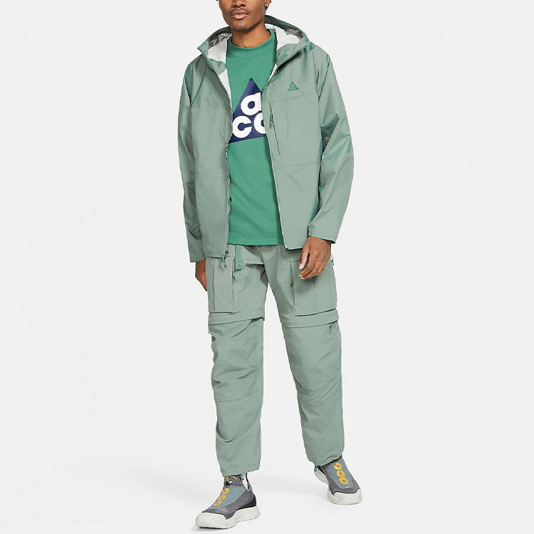 Nike ACG Tuff Nuggets Casual Sports Logo Hooded Jacket Green DH3198-365