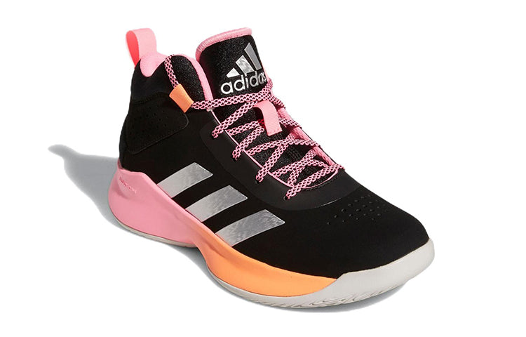 (GS) adidas Cross 'Em Up 5 Wide 'Black Beam Pink' GX4793