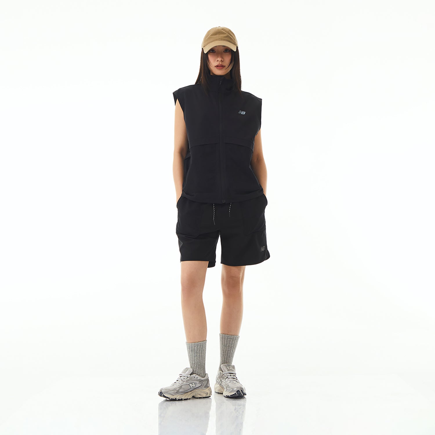 New Balance Woven Short With Mesh Pocket Asia Sizing 'Black' NVE24171-BK