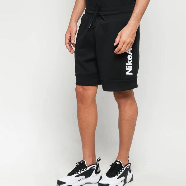 Men's Nike Air Fleece Colorblock Black Shorts CJ4833-010
