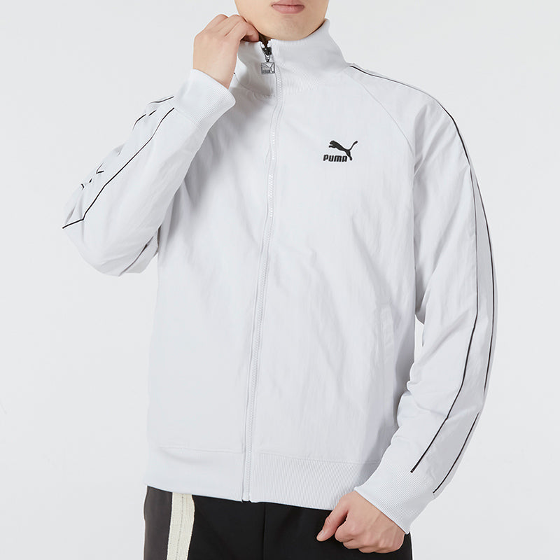 PUMA T7 Crinkled Track Jacket 'White' 535557-72