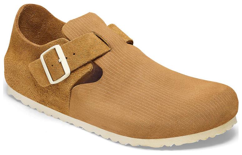 Birkenstock London Suede Leather Narrow Fit 'Cork Brown' 1025622