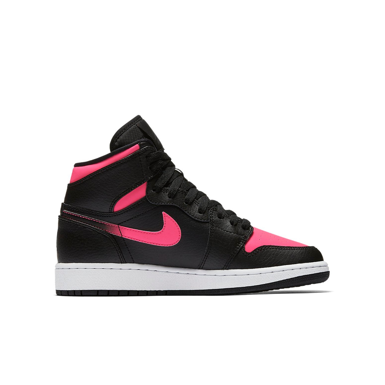(GS) Air Jordan 1 Retro High 'Black Hyper Pink' 332148-019