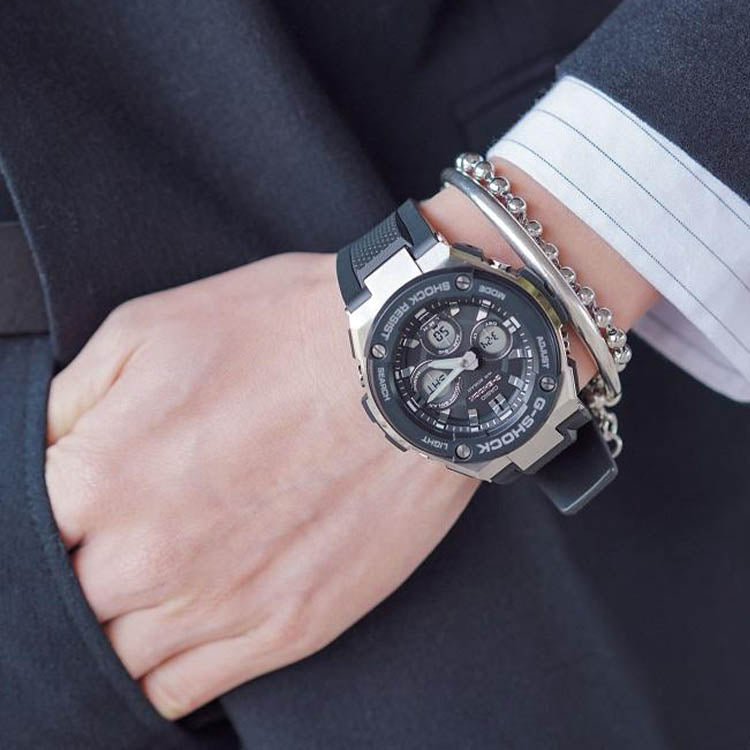 CASIO G-Shock G-Steel 'Black Silver' GST-S300-1A