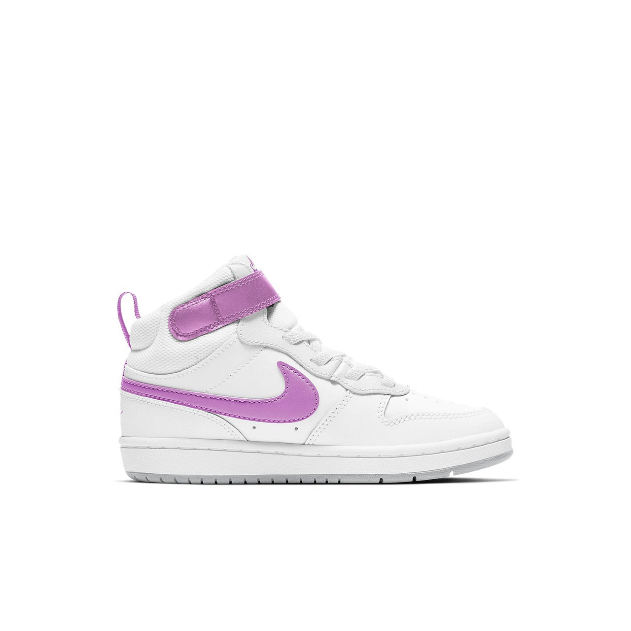 (PS) Nike Court Borough Mid 2 'White Purple' CD7783-103