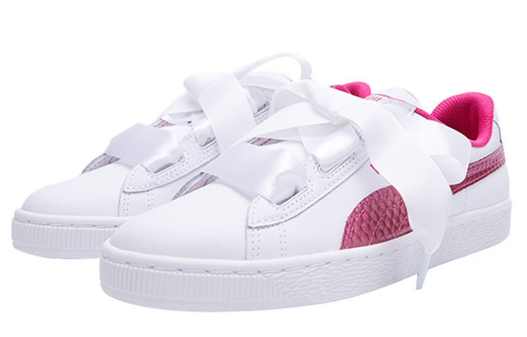 PUMA Basket Heart Coated Glam Jr 'Pink Blue' 368974-01