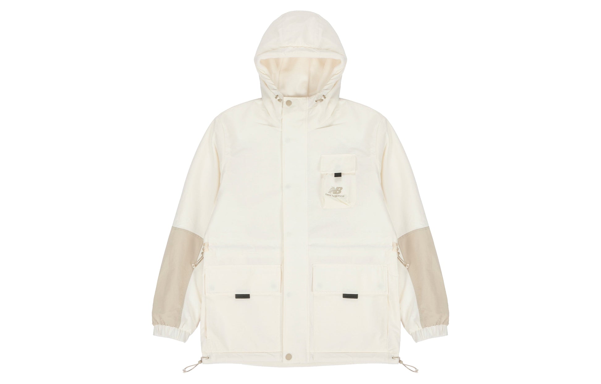 New Balance hooded Casual Jacket Couple Style White AMJ13383-MSU