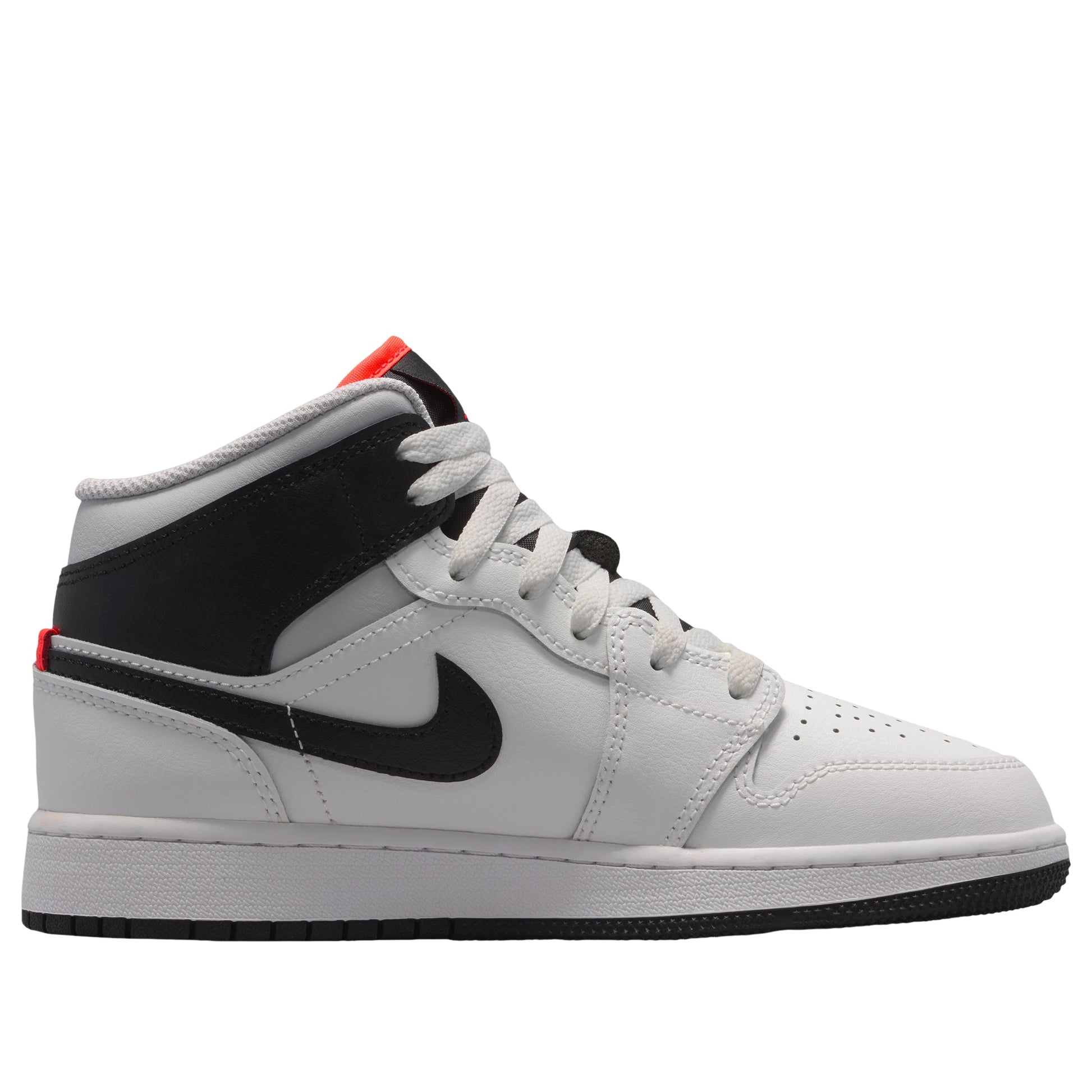 (GS) Air Jordan 1 Mid 'Summit White Infrared Black' DQ8423-109