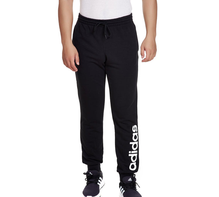 Men's adidas neo Logo Knit Long Pants/Trousers Black FP7444