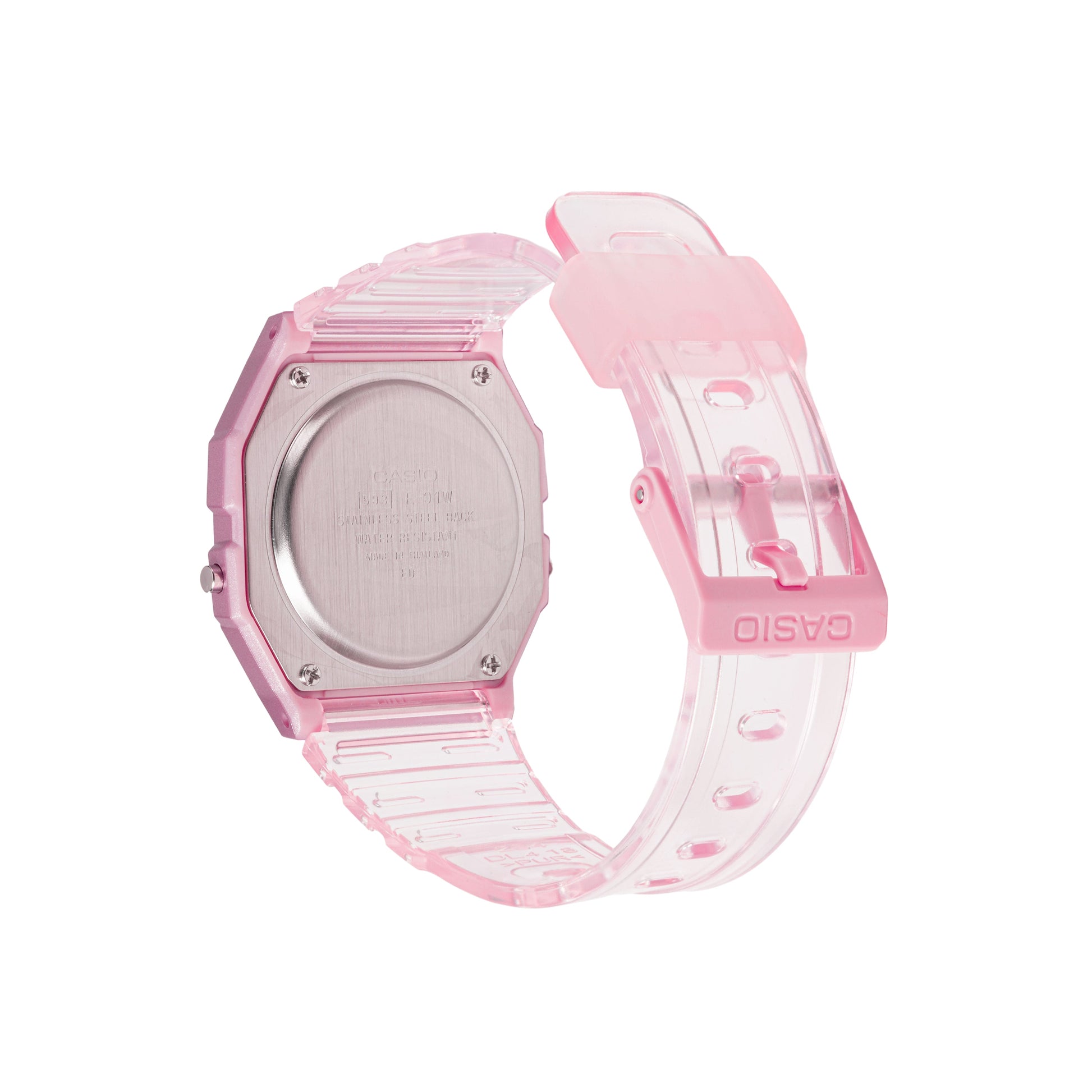 CASIO Waterproof Sports Pink Digital F-91WS-4