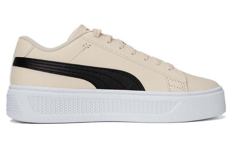 (WMNS) PUMA Platform Sneakers 'Beige Black' 390758-08