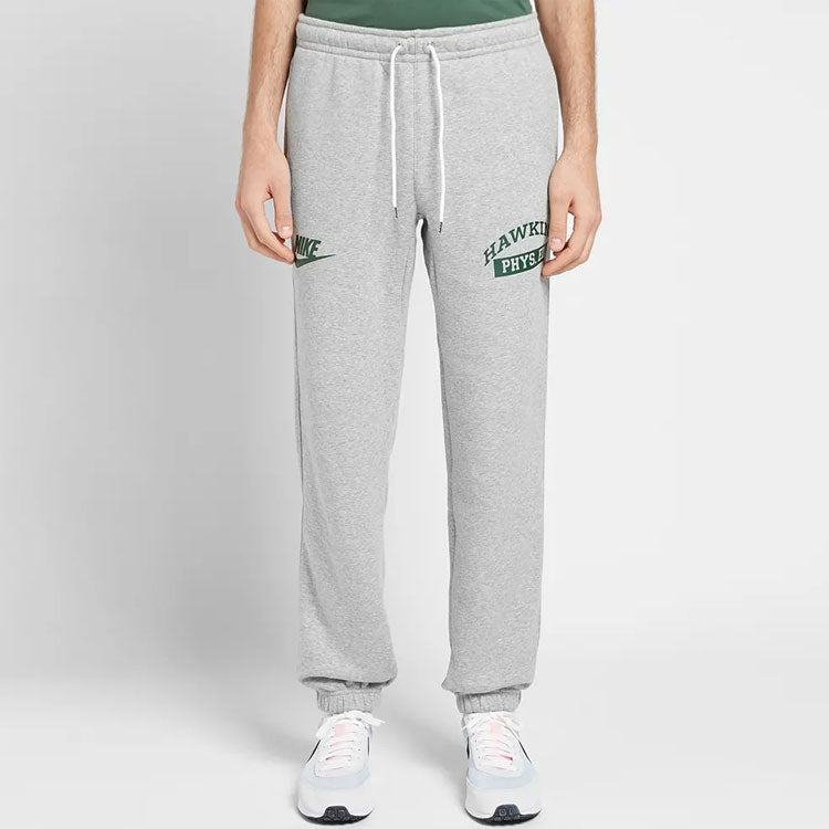 Nike X Stranger Things Sweat Pant Crossover Casual Sports Pants US Edition Gray CQ3656-063