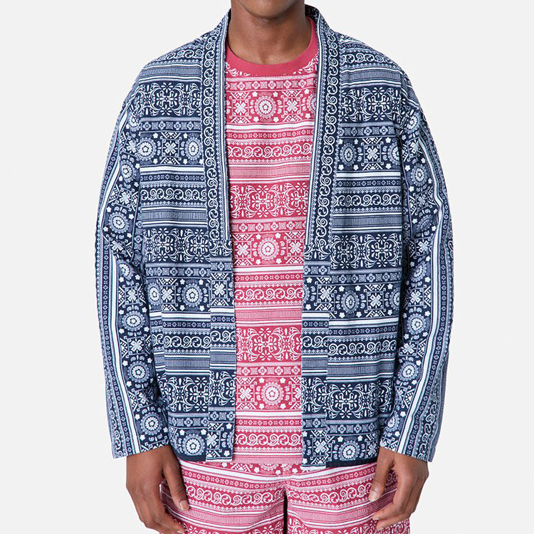 KITH Seersucker Bandana Gi 'Navy White' KH1264-102