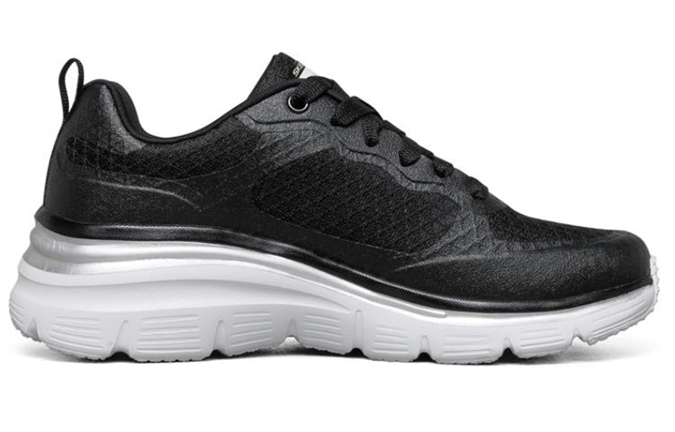 (WMNS) Skechers Fashion Fit Running Shoes Black 66666274-BLK