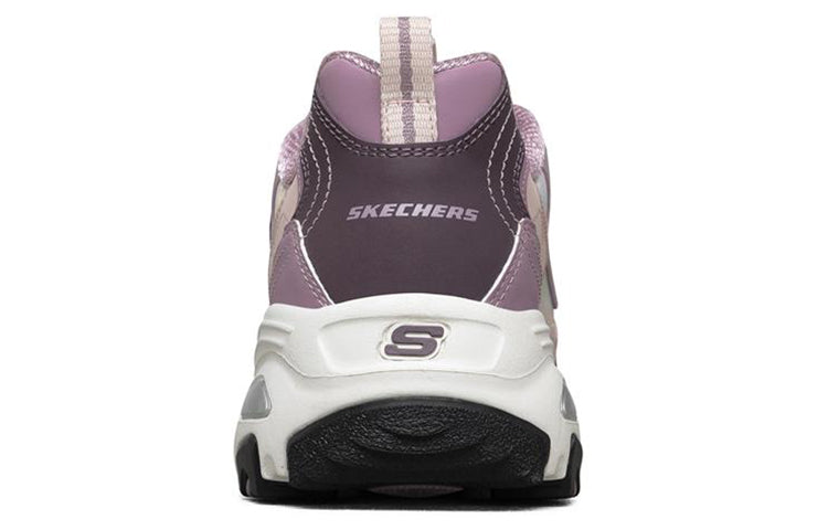 (WMNS) Skechers D'Lites 1.0 'Purple Black' 149240-LAV
