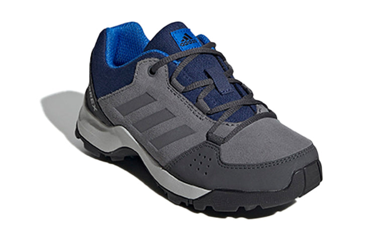 (GS) adidas Terrex Hyperhiker Low Leather Hiking K 'Grey Blue' EF2535