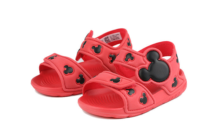 (TD) adidas x Disney M&M AltaSwim I Casual Red Sandals 'Pink Black' BA9304