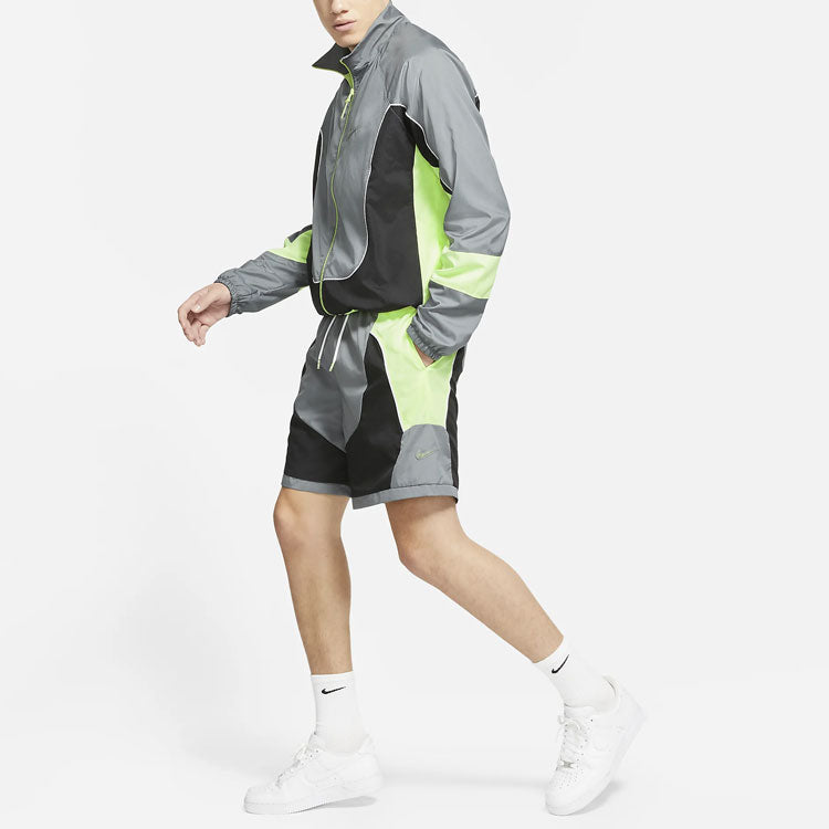 Nike Throwback Colorblock Woven Sports Basketball Shorts CV1863-084