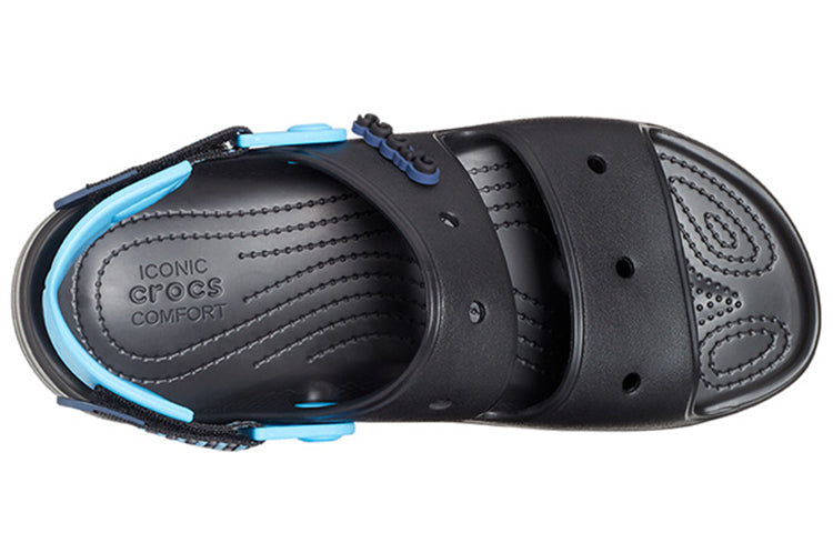Crocs Classic All-Terrain Sandal 'Black Light Blue' 207711-0ZQ