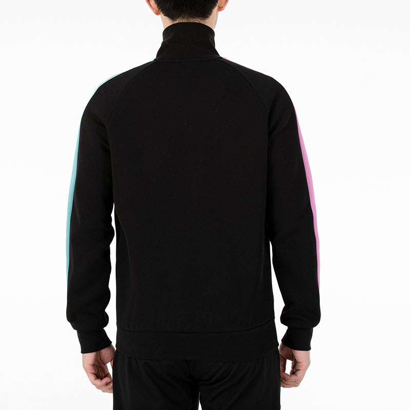 PUMA Splicing Casual Stand Collar Windproof Jacket Black 531377-98