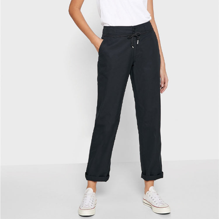 (WMNS) Converse Woven Pants Asia Sizing 'Black' 10018414-A03