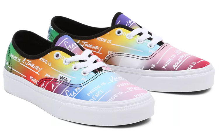 Vans Pride Authentic Low Top Casual Skateboarding Shoes Unisex Pink Blue VN0A5KRDASA