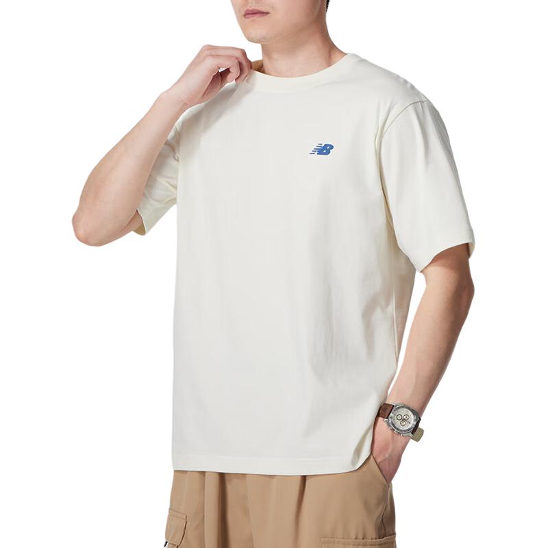 New Balance Wave Club T-shirt Asia Sizing 'Ivory' NEE26151-IV