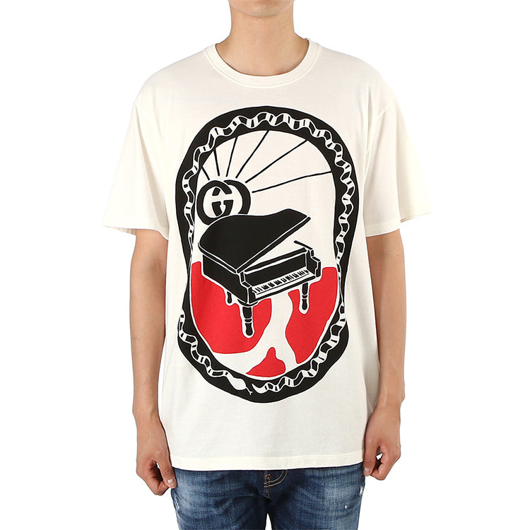 Gucci Printing Short Sleeve White 548334-XJAYY-9133