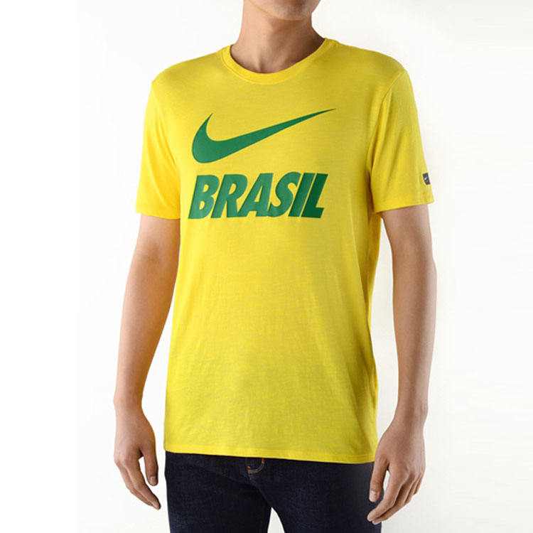Nike World Cup Brazil T-Shirt 'Yellow' 888868-749