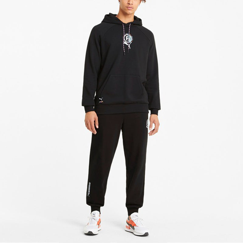 PUMA International Graphic Hoodie 'Black White' 531329-01