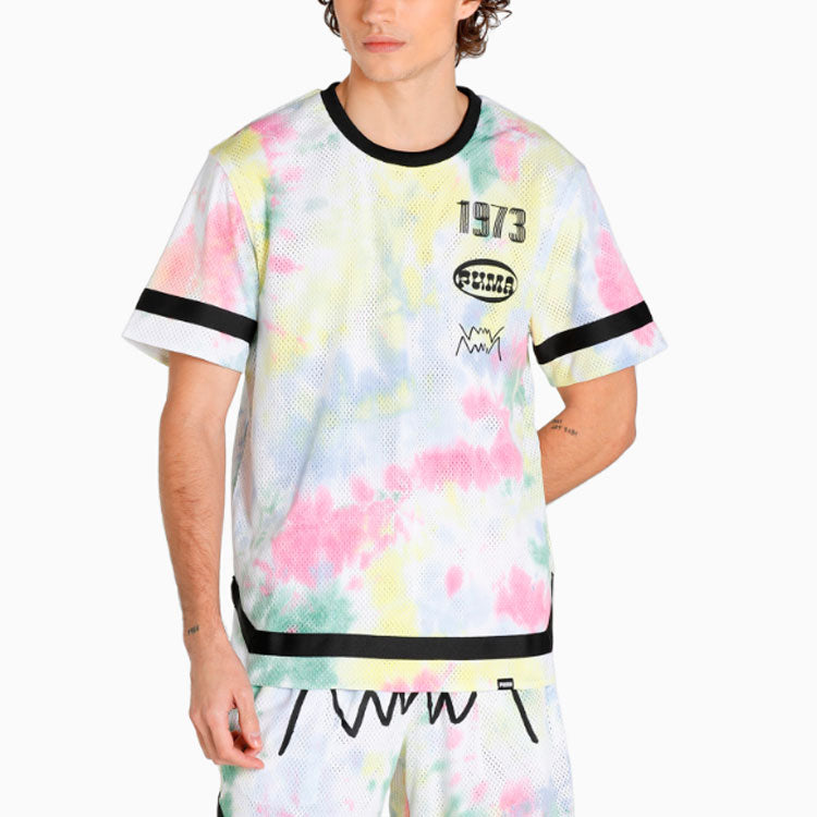 PUMA Summer League Basketball T-Shirt 'Multicolor' 534190-02