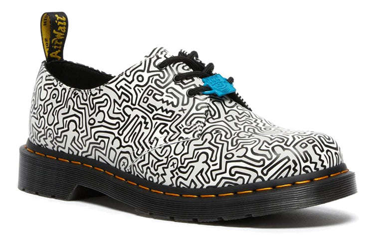 Dr. Martens Keith Haring 1461 Printed 'Black White' 26833009